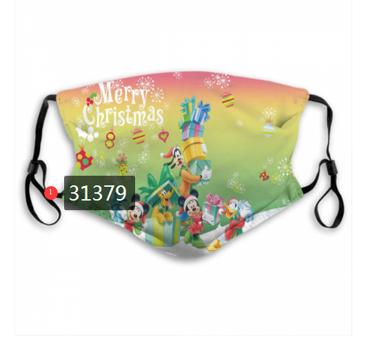 2020 Merry Christmas Dust mask with filter 44